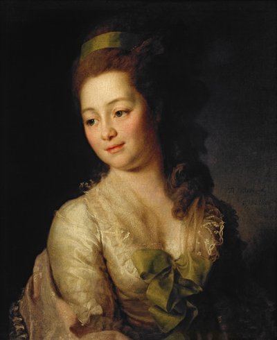 Portrait of M.A. Dyakova by Dmitry Levitzky